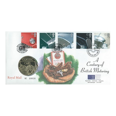 1996 A Century of British Motoring - Medallion Coin